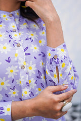 Suitsu Stitched Summer Co Ords Set Drop-1 Suit-Lilac Meadow