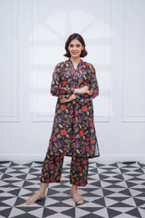 Suitsu Stitched Summer Co Ords Set Drop-1 Suit-Twilight Blossom