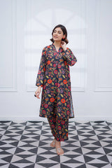 Suitsu Stitched Summer Co Ords Set Drop-1 Suit-Twilight Blossom