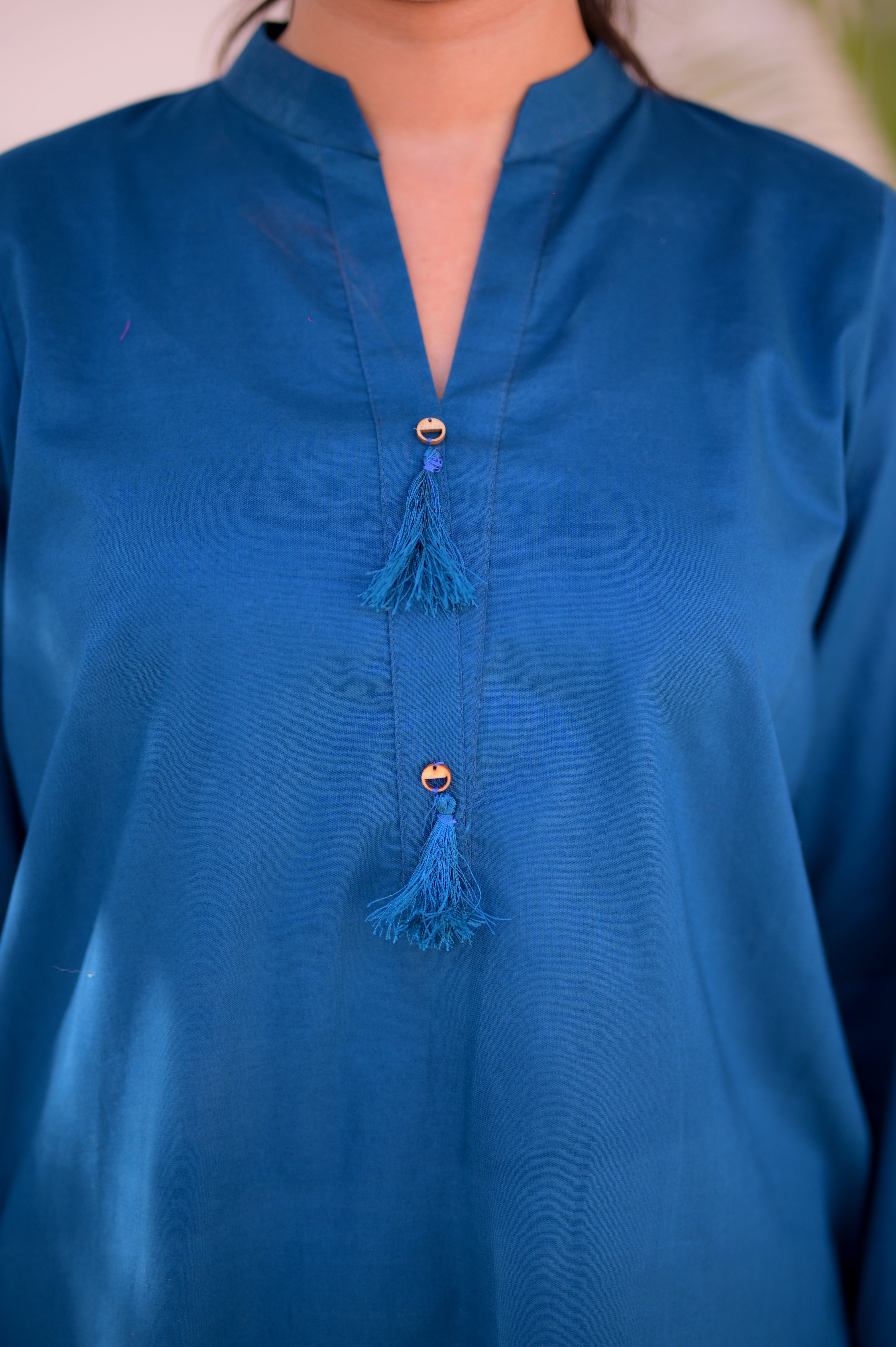 Tehzeeb Threads Solids Collection-Ocean Breeze Solid Set | Stitched - 2 piece | Shirt & Trouser