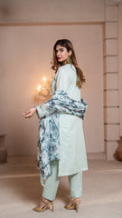 Dressline 3 Piece Ready-To-Wear Emb Banadora Lawn Stitched Collection