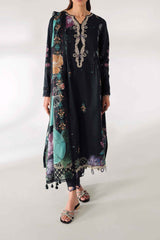 Qprints By Qalamkar Unstitched 3 Piece Printed Lawn Suit-AR-01-Aniqa