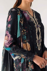 Qprints By Qalamkar Unstitched 3 Piece Printed Lawn Suit-AR-01-Aniqa