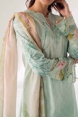 Qprints By Qalamkar Unstitched 3 Piece Printed Lawn Suit-AR-04-Nella