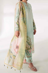 Qprints By Qalamkar Unstitched 3 Piece Printed Lawn Suit-AR-04-Nella
