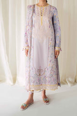 Qprints By Qalamkar Unstitched 3 Piece Printed Lawn Suit-AR-06-Orane