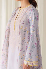 Qprints By Qalamkar Unstitched 3 Piece Printed Lawn Suit-AR-06-Orane