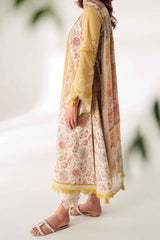 Qprints By Qalamkar Unstitched 3 Piece Printed Lawn Suit-AR-08-Anais