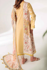 Qprints By Qalamkar Unstitched 3 Piece Printed Lawn Suit-AR-08-Anais