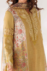 Qprints By Qalamkar Unstitched 3 Piece Printed Lawn Suit-AR-08-Anais