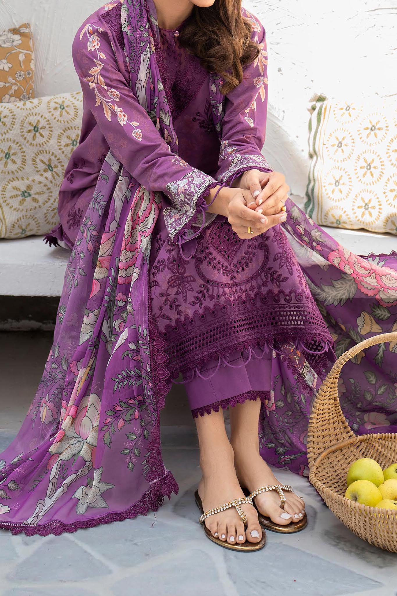 Shezlin By Aabyaan Unstitched 3 Piece Chikankari Ramadan Edit Collection'2024-AR-09-Azka