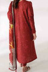 Qprints By Qalamkar Unstitched 3 Piece Printed Lawn Suit-AR-09-Renee