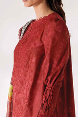 Qprints By Qalamkar Unstitched 3 Piece Printed Lawn Suit-AR-09-Renee