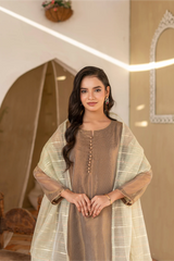 Madiha Gohar Stitched 3 Piece Eid Festive Suit-ZARNAH