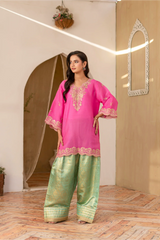 Madiha Gohar Stitched 2 Piece Eid Festive Suit-GULRANG-Farshi Shalwar
