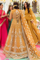 Shehnai by Afrozeh Unstitched 3 Piece Wedding Formal Suit-AS-01-Gulbadan