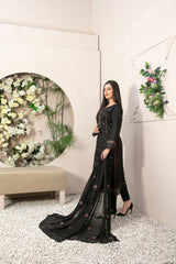 Parya by Tawakkal Semi Stitched 3 Piece Lawn Suit-AS-013