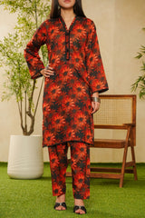 Shabnam By Aizal Stitched 2 Piece Printed Co Ords Vol-02 Suit-A-S-05-BLACK