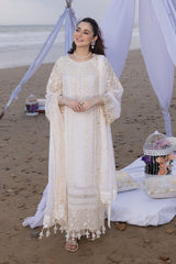Azure Hand Embellished Unstitched 3 Piece Luxe Eid Suit-AS-108