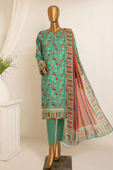 Bana Dora By HZ Unstitched 3 Piece Viscose Winter Suit-AVP-1101