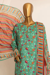 Bana Dora By HZ Unstitched 3 Piece Viscose Winter Suit-AVP-1101
