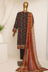 Bana Dora By HZ Unstitched 3 Piece Viscose Winter Suit-AVP-1102