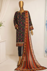 Bana Dora By HZ Unstitched 3 Piece Viscose Winter Suit-AVP-1102