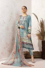 Asian Women by Amna Khadija Unstitched 3 Piece Emb Vol-01 Suit-AW-02