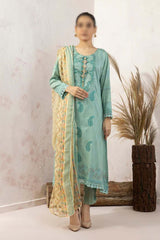 Asian Women by Amna Khadija Unstitched 3 Piece Emb Vol-01 Suit-AW-04
