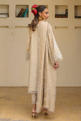 Sahar Unstitched 3 Piece Emb Khaddar Winter Collection'2025-AW2-25-01-Opal White