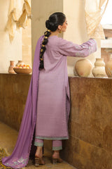 Sahar Unstitched 3 Piece Emb Khaddar Winter Collection'2025-AW2-25-03-Lavina Rose