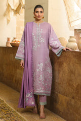 Sahar Unstitched 3 Piece Emb Khaddar Winter Collection'2025-AW2-25-03-Lavina Rose
