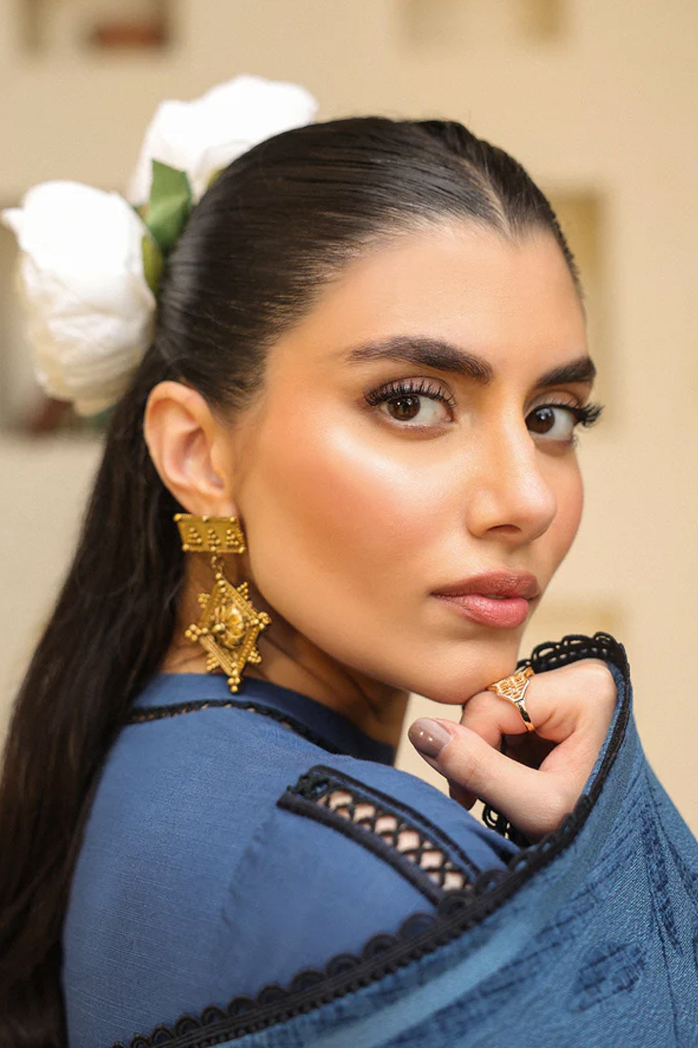 Sahar Unstitched 3 Piece Emb Khaddar Winter Collection'2025-AW2-25-05-Azure Ash