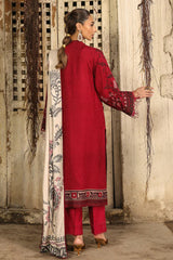 Sahar Unstitched 3 Piece Dyed Jacquard Winter Collection'2025-AW2-25-08-Eternal Rose