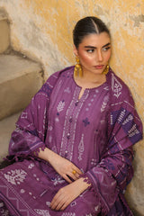 Sahar Unstitched 3 Piece Dyed Jacquard Winter Collection'2025-AW2-25-10-Twilight Orchid