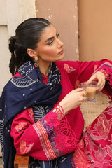 Sahar Unstitched 3 Piece Dyed Jacquard Winter Collection'2025-AW2-25-14-Pink Horizon