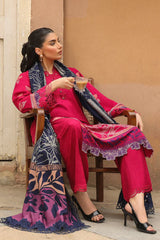 Sahar Unstitched 3 Piece Dyed Jacquard Winter Collection'2025-AW2-25-14-Pink Horizon