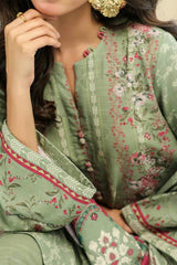 Sahar Unstitched 3 Piece Printed Khaddar Collection'2025-AW2-25-19-Rose Meadow