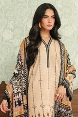Sahar Unstitched 3 Piece Printed Khaddar Collection'2025-AW2-25-21-Ornate Desert
