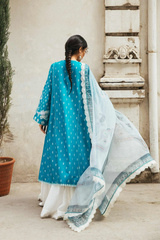 Zara Shahjahan Unstitched 3 Piece Eid Luxury Lawn Suit-D22-Ayla-B