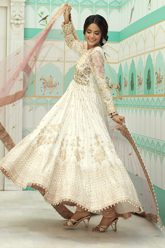 Dilruba By Zaaviay Unstitched Ayleen