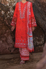 Tropicana by Ayzel Unstitched 3 Piece Lawn Vol-02 Suit-AZL-05-Zinia