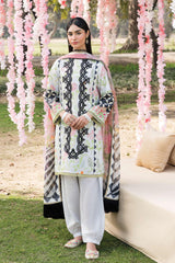 Bahaar Ayzel by Afrozeh Unstitched 3 Piece Printed Lawn Suit-AZL-23-V1-03