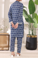 Aizal Stitched 2 Piece Cambric Co Ords Suit-AZL-703