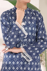 Aizal Stitched 2 Piece Cambric Co Ords Suit-AZL-703