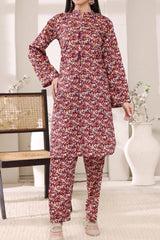 Aizal Stitched 2 Piece Cambric Co Ords Suit-AZL-707