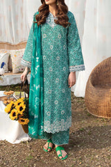 Ayzel Summer Dream Unstitched 3 Piece Lawn Vol-01 Suit-AZL-V1-02