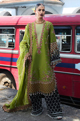 Hussain Rehar Unstitched 3 Piece Luxury Lawn Suit-Abass