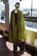 Hussain Rehar Unstitched 3 Piece Luxury Lawn Suit-Abass