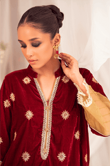 Bagh-E-Makhmal By Zaaviay Stitched Velvet Adiraâ (Two Piece)